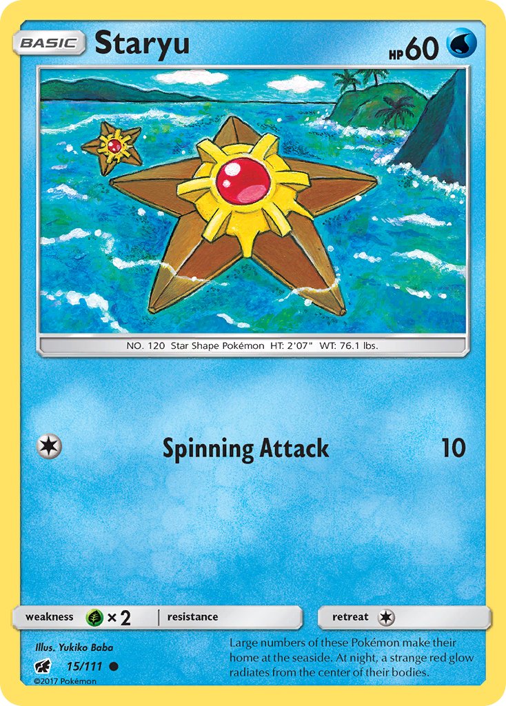 Staryu - Crimson Invasion (Common) [CIN-15] English / Near Mint / Normal