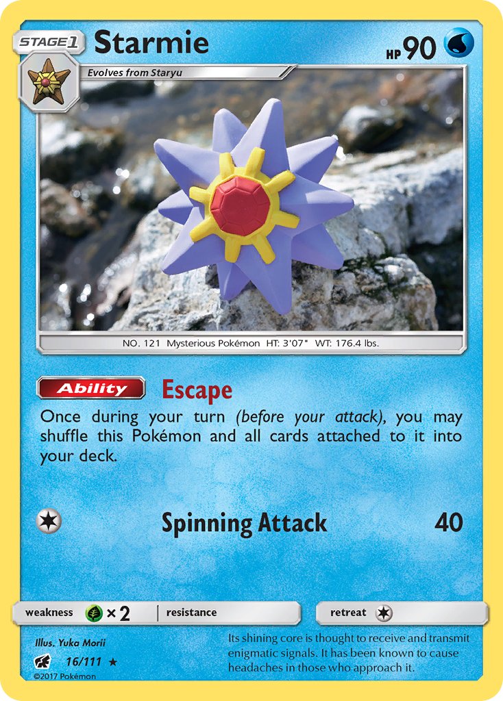 Starmie - Crimson Invasion (Rare) [CIN-16] English / Near Mint / Normal