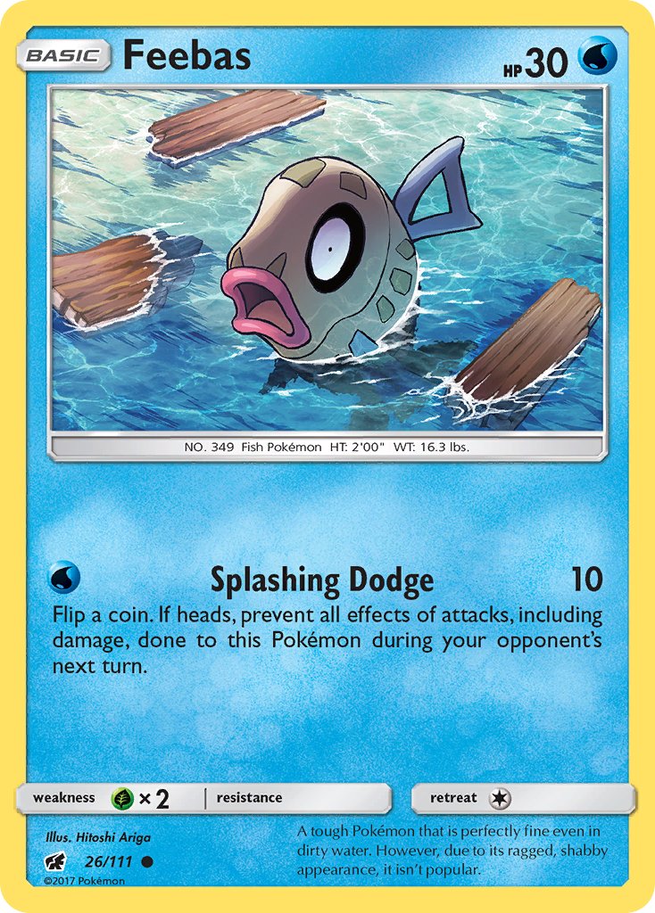 Feebas - Crimson Invasion (Common) [CIN-26] English / Near Mint / Normal