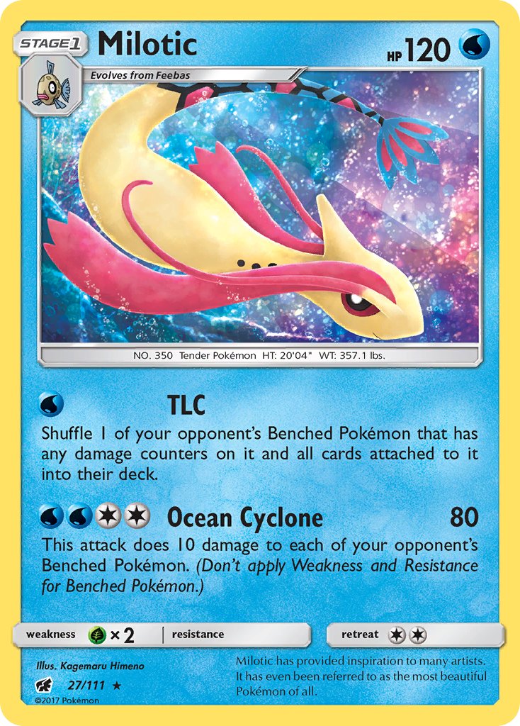Milotic - Crimson Invasion (Holo Rare) [CIN-27] English / Near Mint / Normal