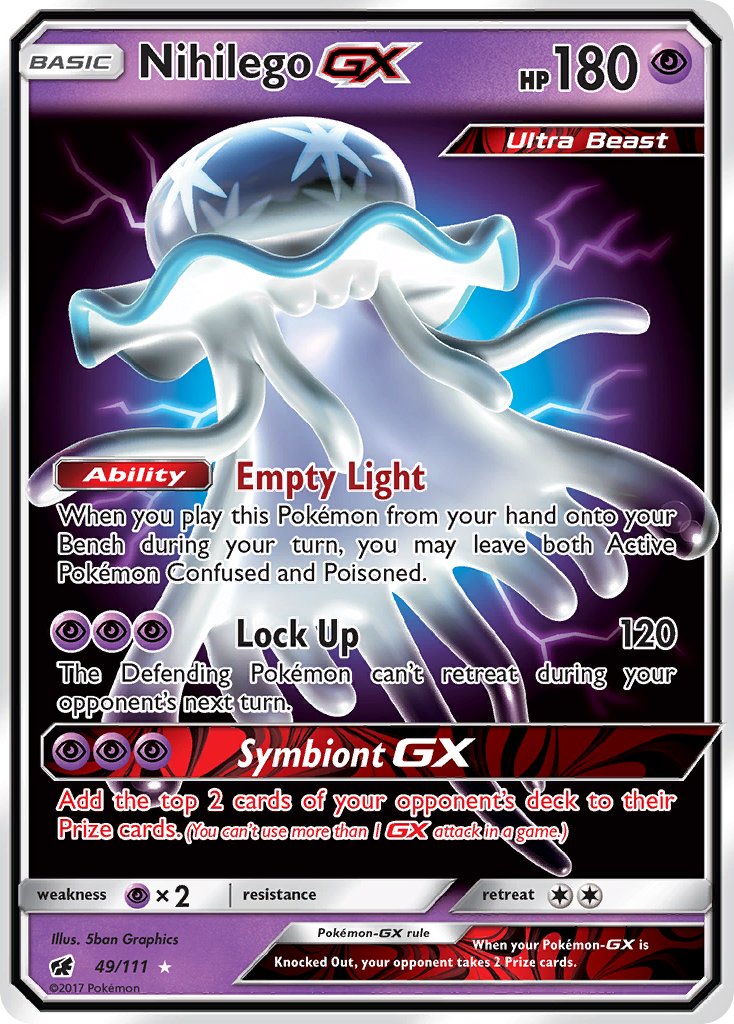 Nihilego GX - Crimson Invasion (Ultra Rare) [CIN-49] English / Near Mint / Normal