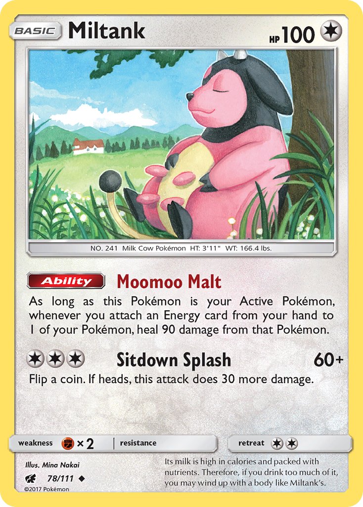 Miltank - Crimson Invasion (Uncommon) [CIN-78] English / Near Mint / Normal