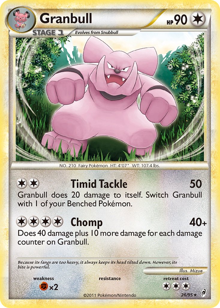 Granbull - Call of Legends (Rare) [CL-26] English / Near Mint / Normal
