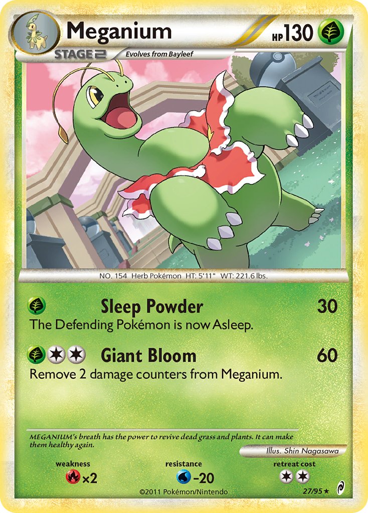 Meganium - Call of Legends (Rare) [CL-27] English / Near Mint / Normal