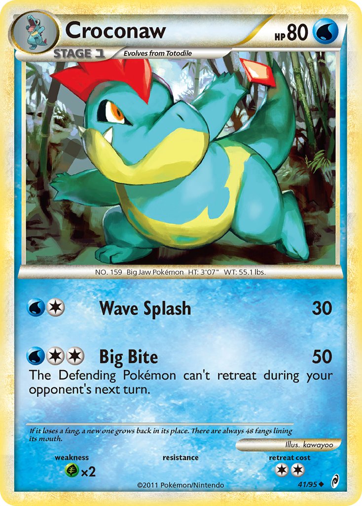 Croconaw - Call of Legends (Uncommon) [CL-41] English / Near Mint / Normal
