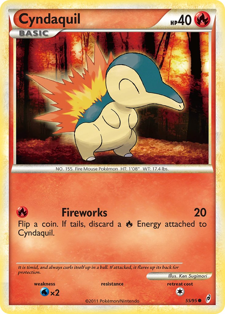 Cyndaquil - Call of Legends (Common) [CL-55] English / Near Mint / Normal