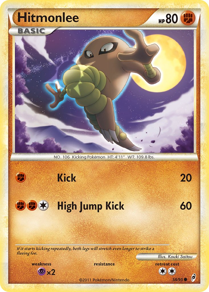 Hitmonlee - Call of Legends (Common) [CL-58] English / Near Mint / Normal