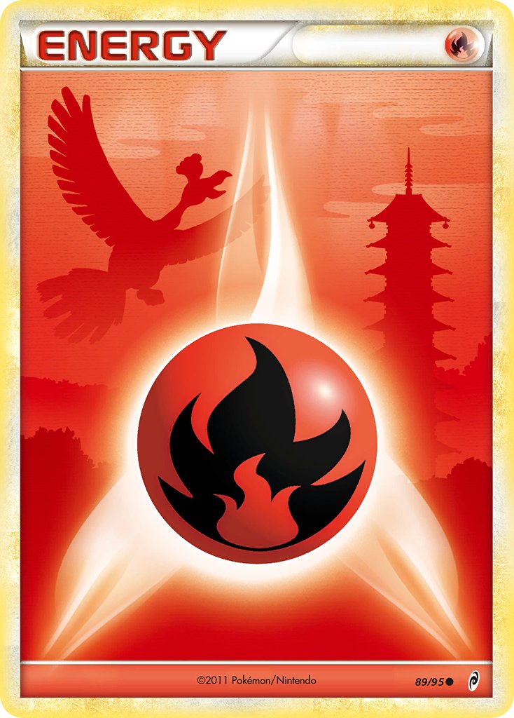 Fire Energy - Call of Legends (Common) [CL-89] English / Near Mint / Reverse-Holo Normal