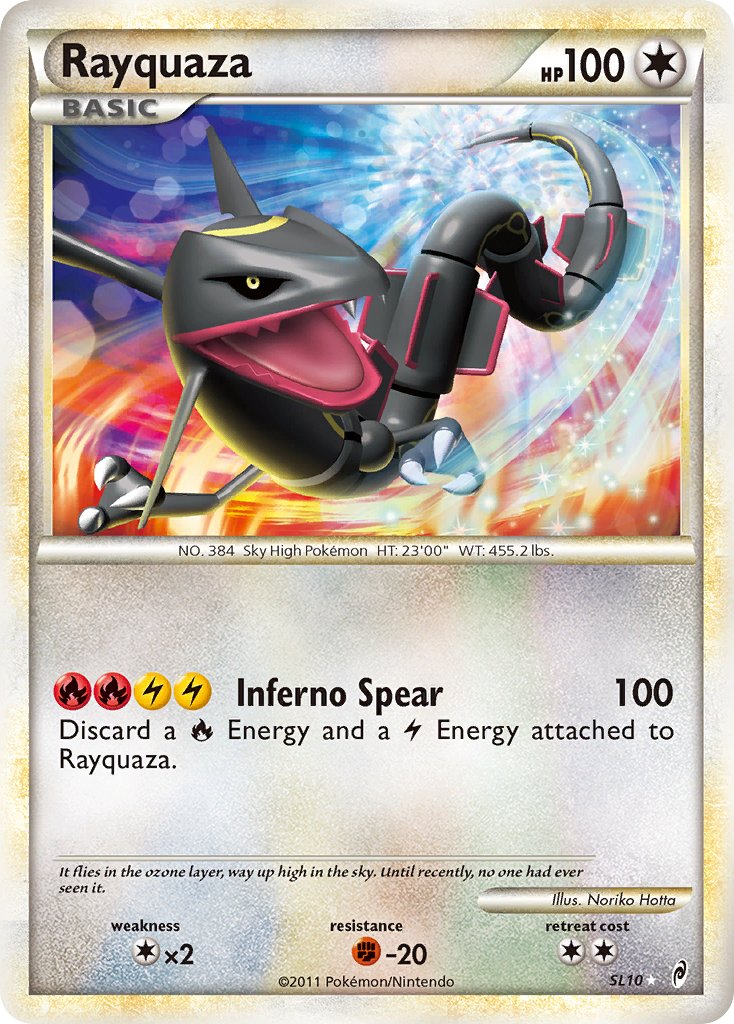 Rayquaza - Call of Legends (Ultra Rare) [CL-SL10] English / Near Mint / Normal
