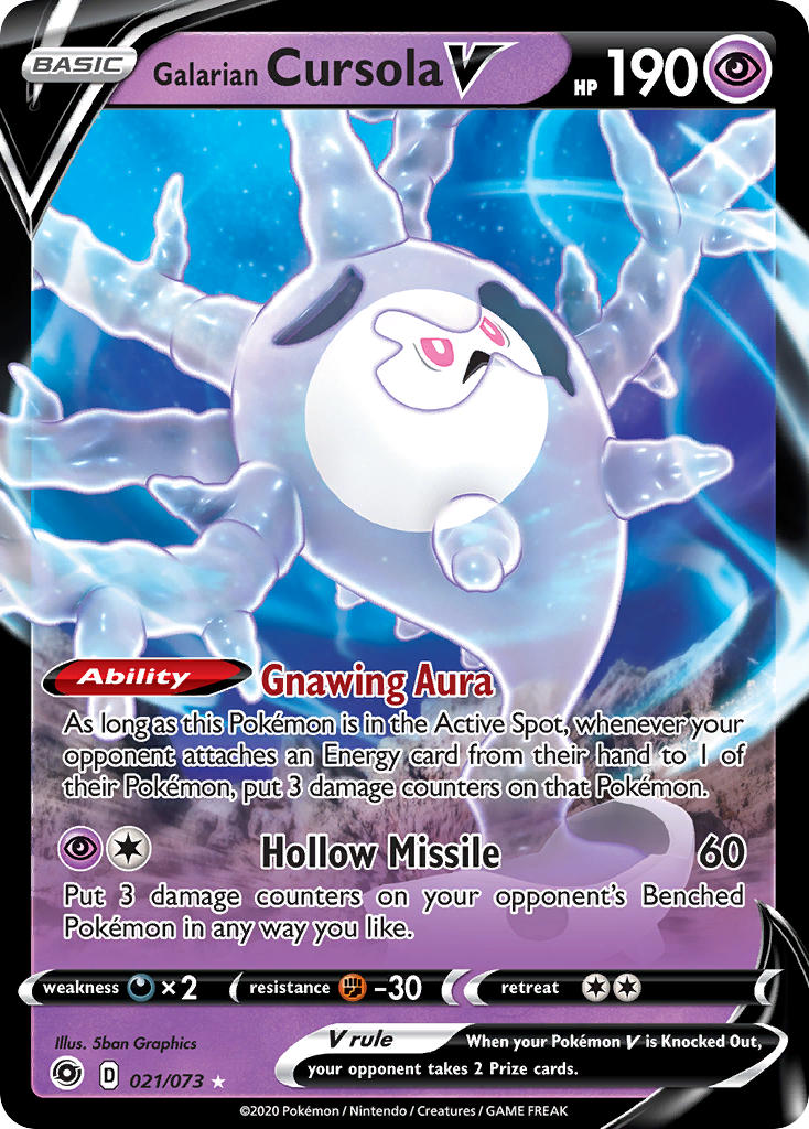 Galarian Cursola V⁣ - Champion’s Path⁣ (Ultra Rare)⁣ [21] English / Near Mint / Normal