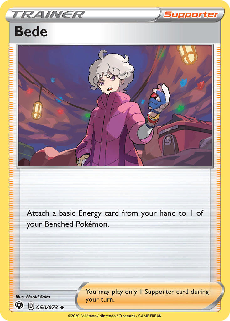 Bede⁣ - Champion’s Path⁣ (Uncommon)⁣ [50] English / Near Mint / Reverse-Holo Normal