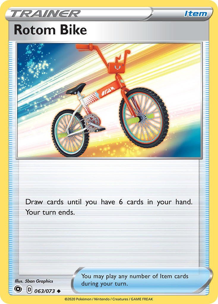 Rotom Bike⁣ - Champion’s Path⁣ (Uncommon)⁣ [63] English / Near Mint / Reverse-Holo Normal