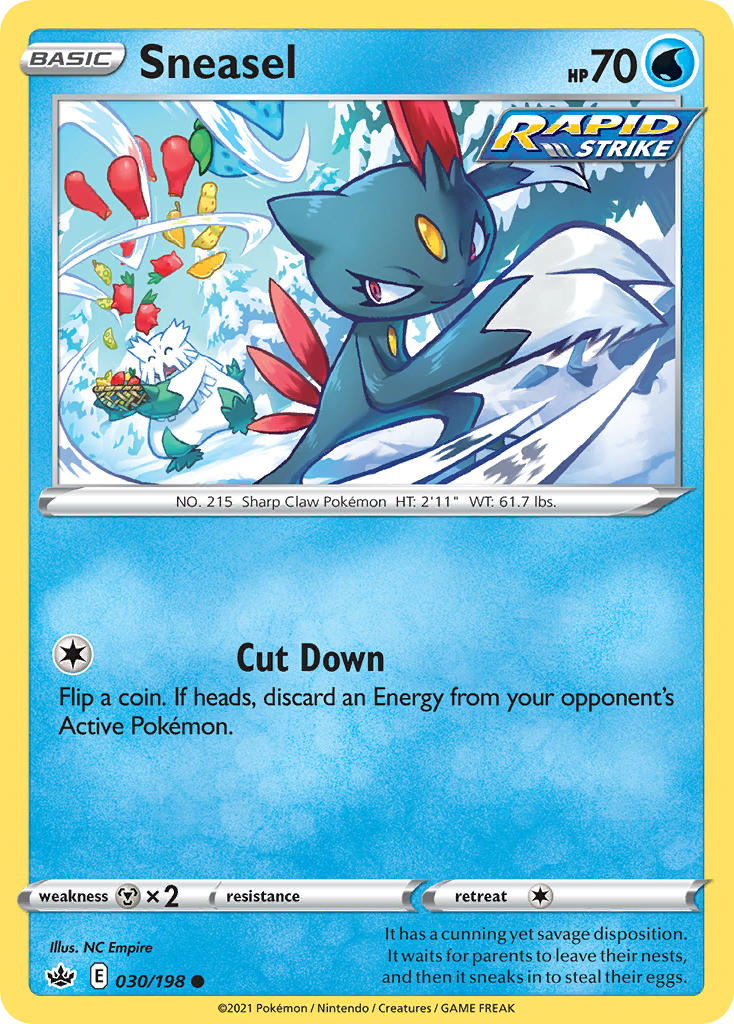 Sneasel - Chilling Reign (Common) [CRE-030] English / Near Mint / Normal
