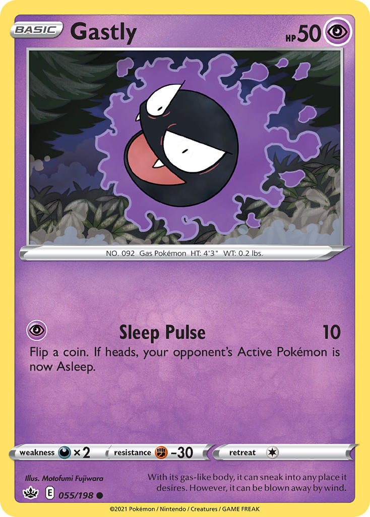 Gastly - Chilling Reign (Common) [CRE-055] English / Near Mint / Normal