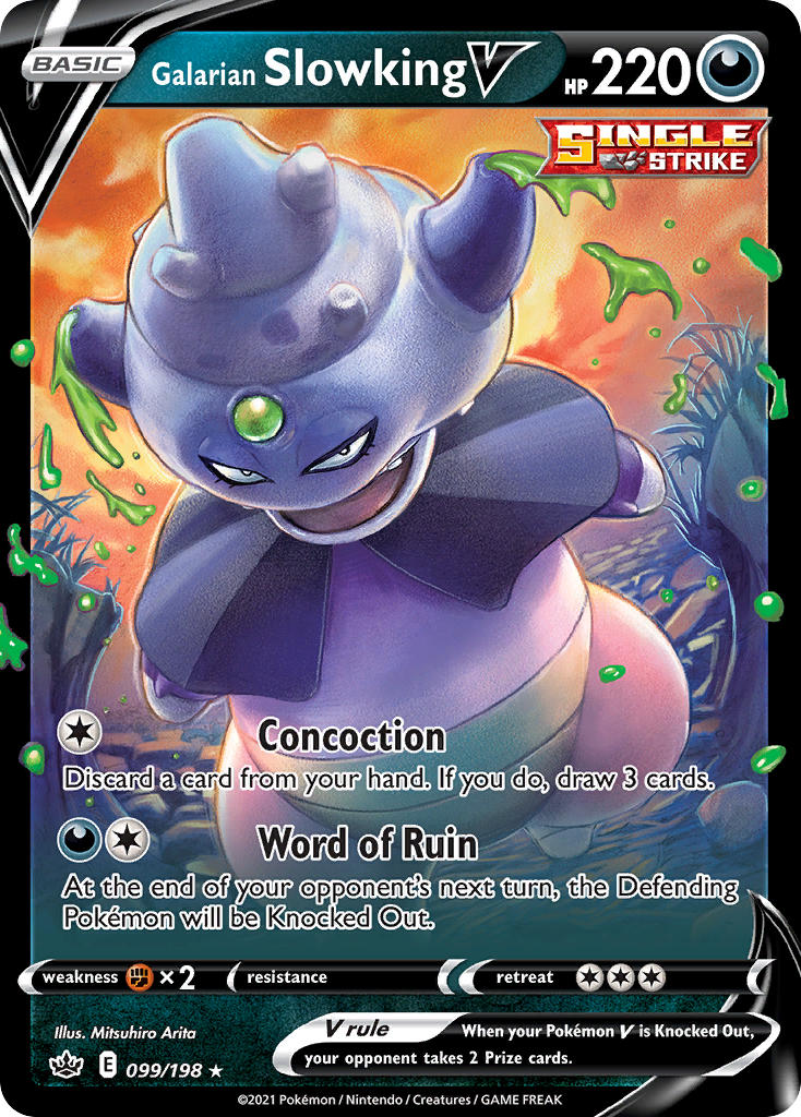 Galarian Slowking V - Chilling Reign (Ultra Rare) [CRE-099] English / Near Mint / Normal
