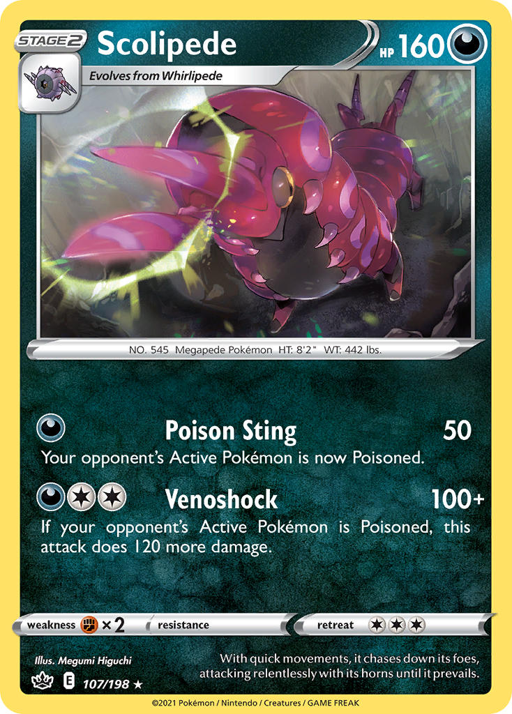 Scolipede - Chilling Reign (Rare) [CRE-107] English / Near Mint / Normal