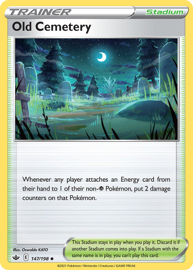 Old Cemetery - Chilling Reign (Uncommon) [CRE-147] English / Near Mint / Normal