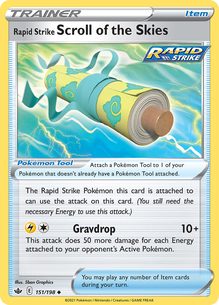 Rapid Strike Scroll of the Skies - Chilling Reign (Uncommon) [CRE-151] English / Near Mint / Normal