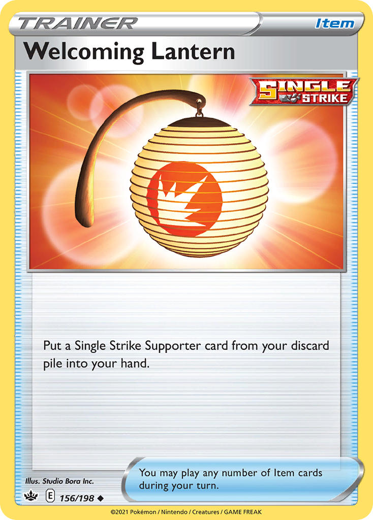 Welcoming Lantern - Chilling Reign (Uncommon) [CRE-156] English / Near Mint / Normal