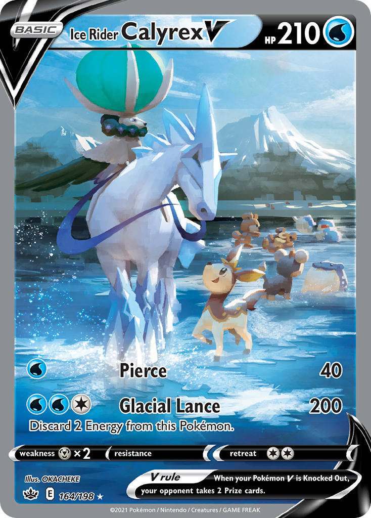 Ice Rider Calyrex V - Chilling Reign (Ultra Rare) [CRE-164] English / Near Mint / Normal