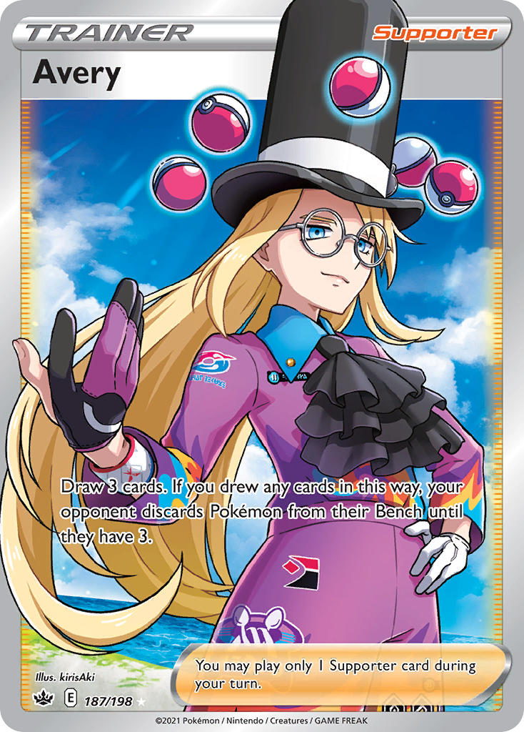 Avery - Chilling Reign (Ultra Rare) [CRE-187] English / Near Mint / Normal
