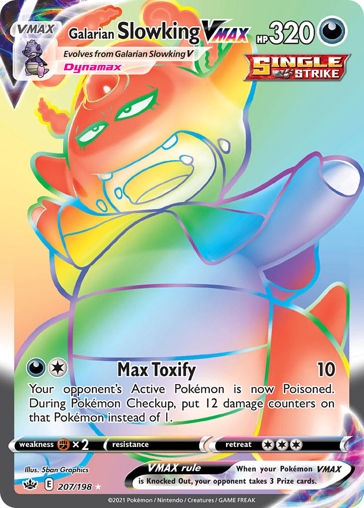 Galarian Slowking VMAX - Chilling Reign (Secret Rare) [CRE-207] English / Near Mint / Normal