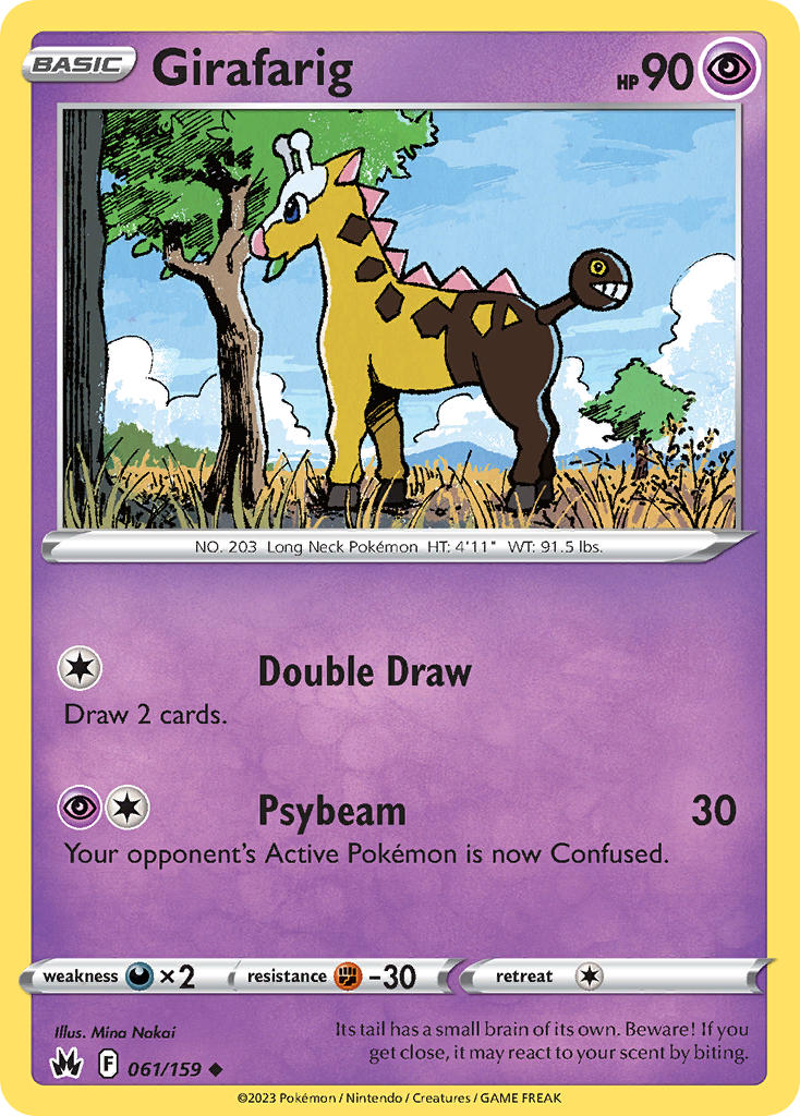 Girafarig - Crown Zenith (Uncommon) [CRZ-061] English / Near Mint / Normal