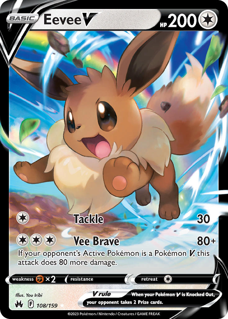 Eevee V - Crown Zenith (Ultra Rare) [CRZ-108] English / Near Mint / Normal