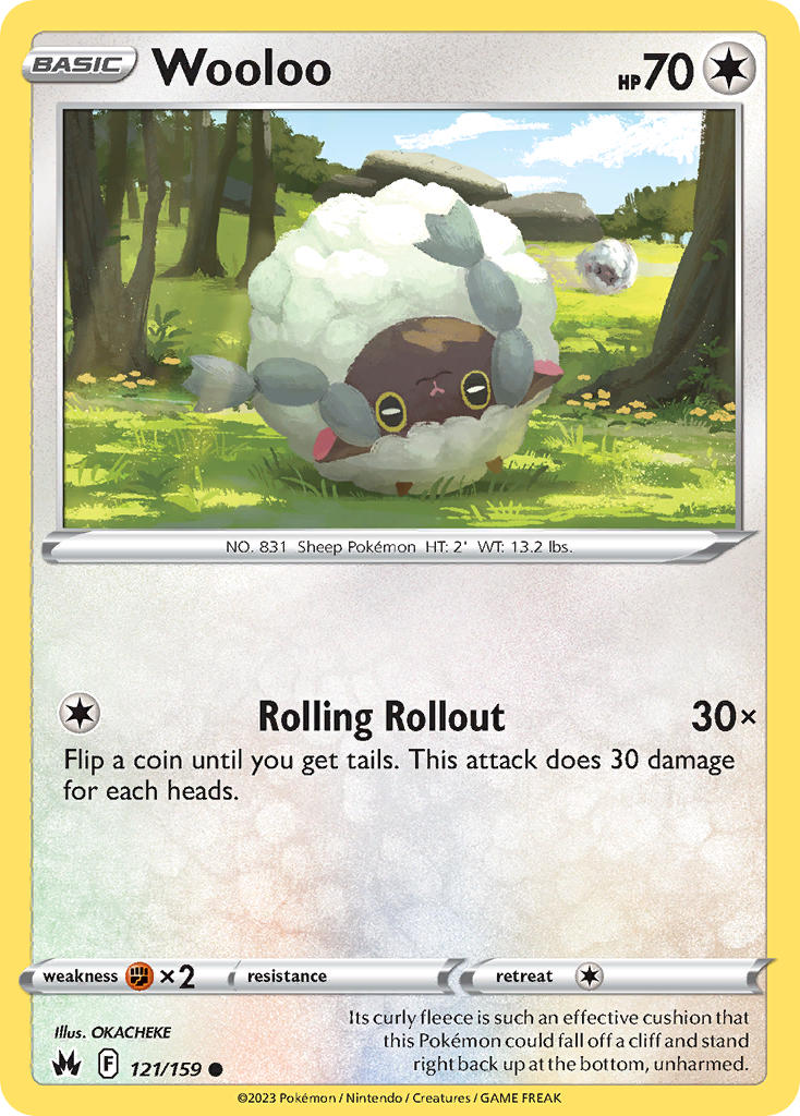 Wooloo - Crown Zenith (Common) [CRZ-121] English / Near Mint / Normal