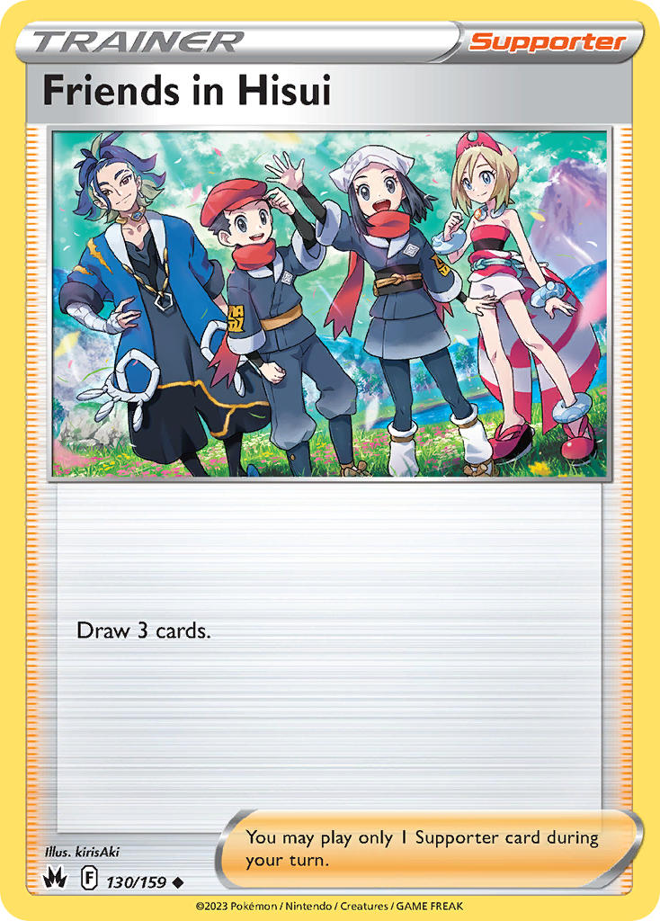 Friends in Hisui - Crown Zenith (Uncommon) [CRZ-130] English / Near Mint / Normal