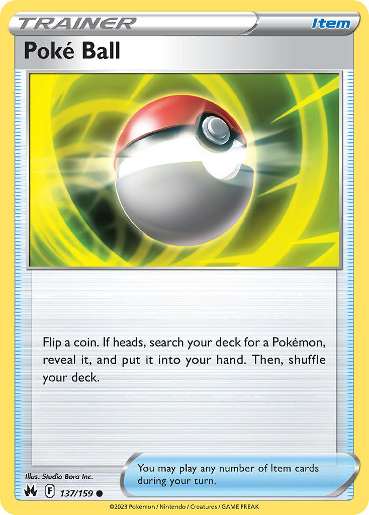 Poké Ball - Crown Zenith (Common) [CRZ-137] English / Near Mint / Normal