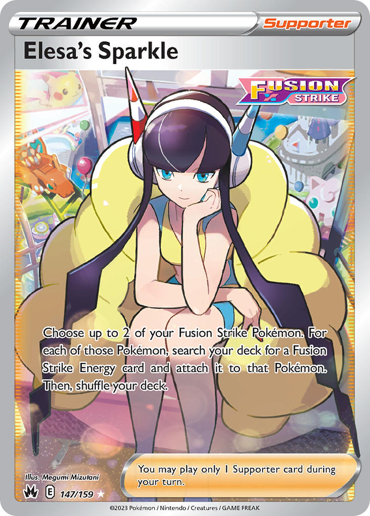Elesa's Sparkle - Crown Zenith (Ultra Rare) [CRZ-147] English / Near Mint / Normal