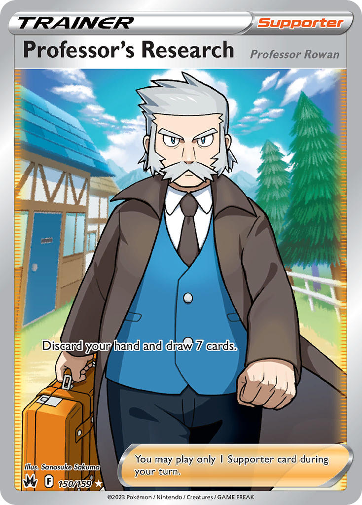 Professor's Research - Crown Zenith (Ultra Rare) [CRZ-150] English / Near Mint / Normal