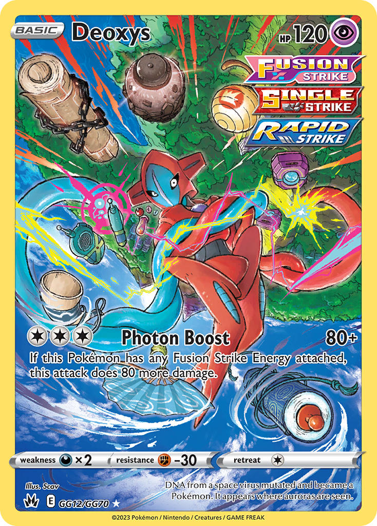 Deoxys - Crown Zenith (Holo Rare) [CRZ-GG12] English / Near Mint / Normal