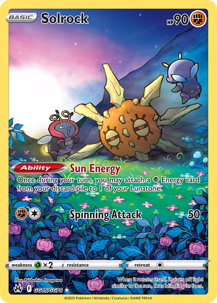 Solrock - Crown Zenith (Holo Rare) [CRZ-GG15] English / Near Mint / Normal