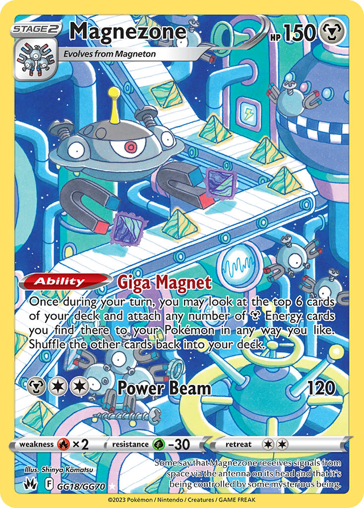 Magnezone - Crown Zenith (Holo Rare) [CRZ-GG18] English / Near Mint / Normal