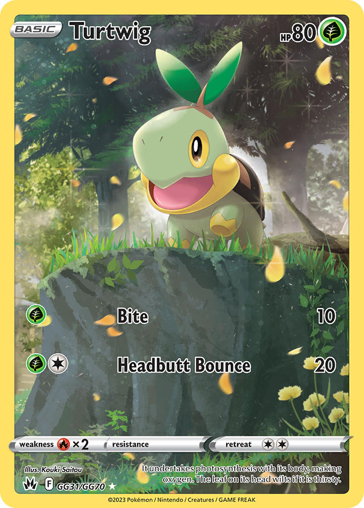 Turtwig - Crown Zenith (Holo Rare) [CRZ-GG31] English / Near Mint / Normal