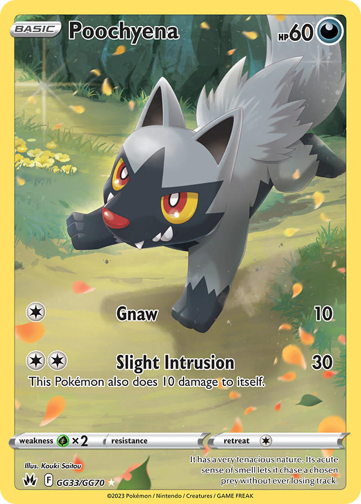 Poochyena - Crown Zenith (Holo Rare) [CRZ-GG33] English / Near Mint / Normal