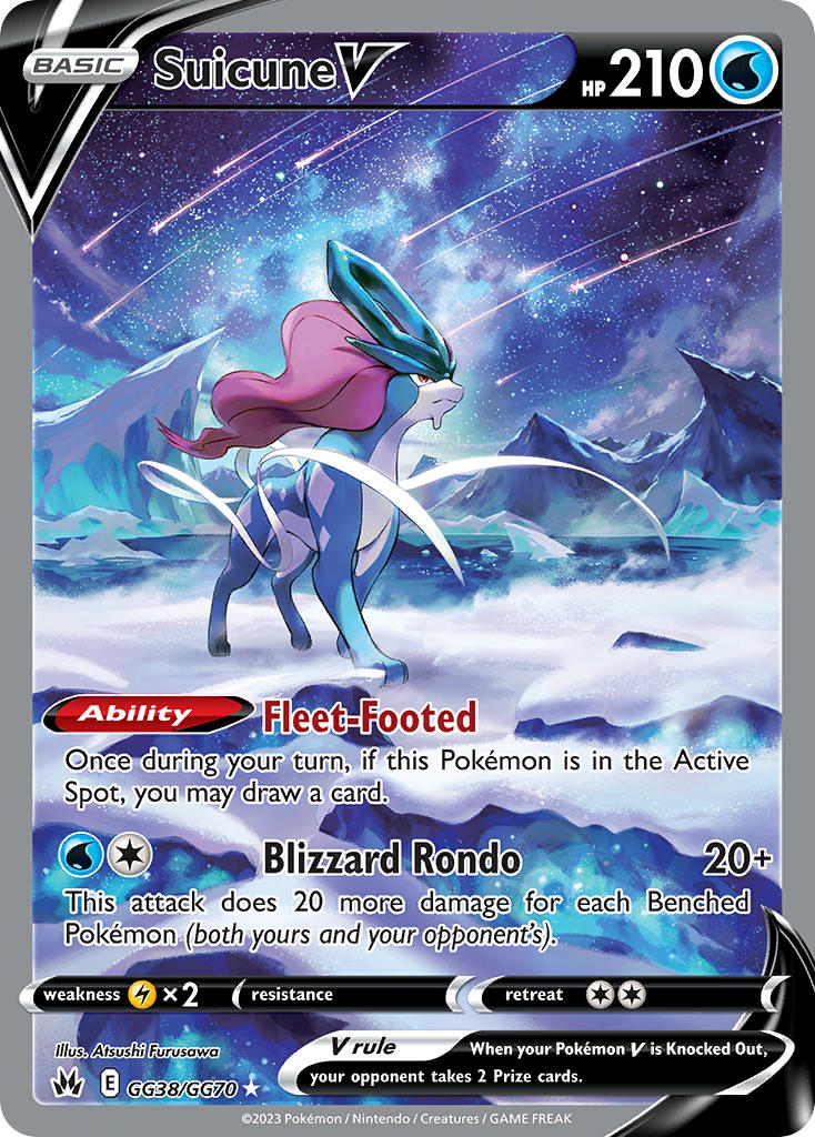 Suicune V - Crown Zenith (Ultra Rare) [CRZ-GG38] English / Near Mint / Normal