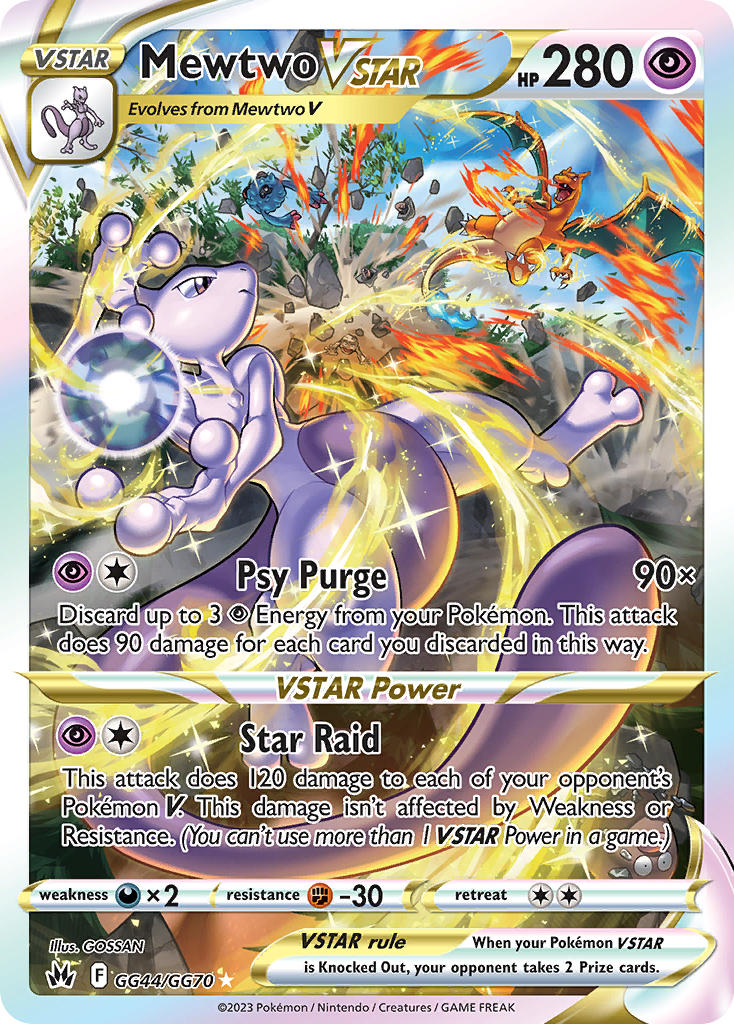 Mewtwo VSTAR - Crown Zenith (Ultra Rare) [CRZ-GG44] English / Near Mint / Normal