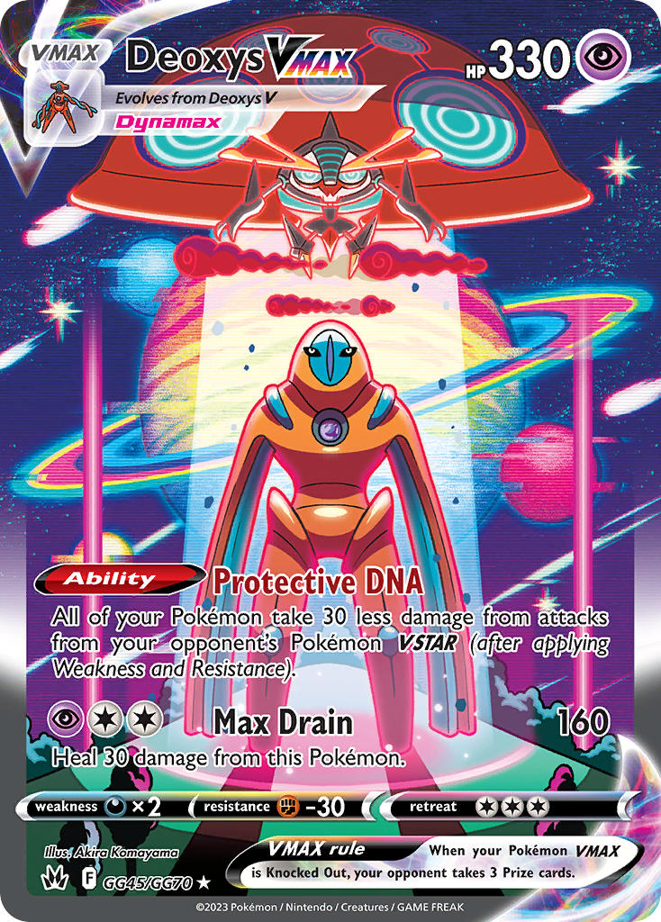 Deoxys VMAX - Crown Zenith (Ultra Rare) [CRZ-GG45] English / Near Mint / Normal
