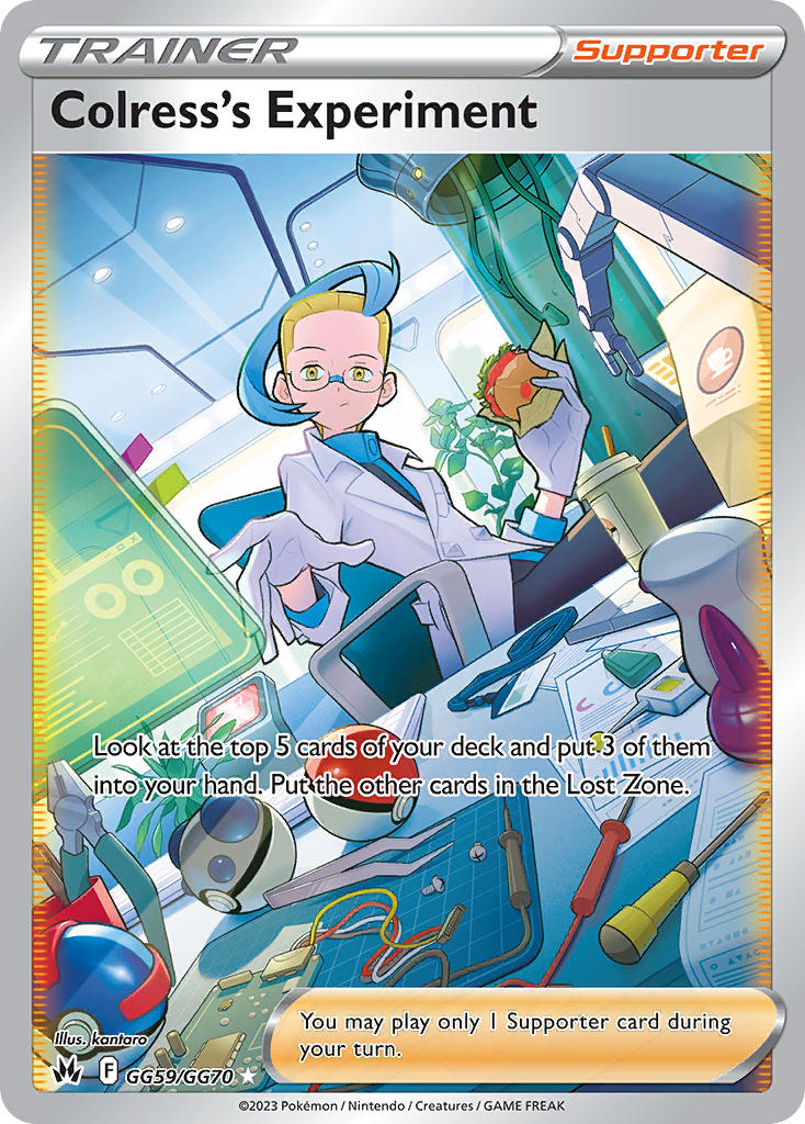 Colress's Experiment - Crown Zenith (Ultra Rare) [CRZ-GG59] English / Near Mint / Normal