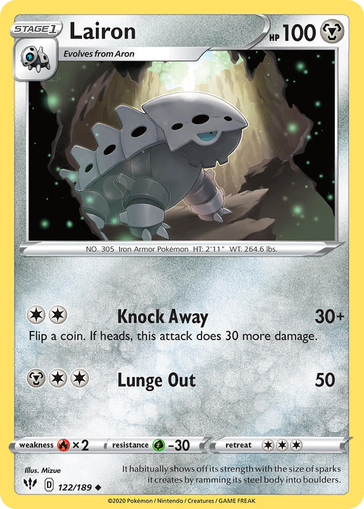 Lairon⁣ - Darkness Ablaze⁣ (Uncommon)⁣ [122] English / Near Mint / Reverse-Holo Normal