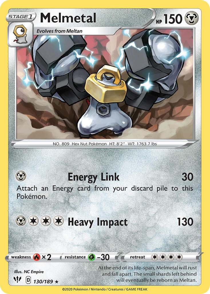 Melmetal⁣ - Darkness Ablaze⁣ (Rare)⁣ [130] English / Near Mint / Normal