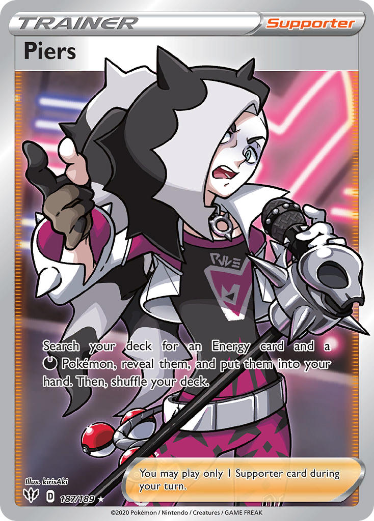 Piers⁣ - Darkness Ablaze⁣ (Ultra Rare)⁣ [187] English / Near Mint / Normal