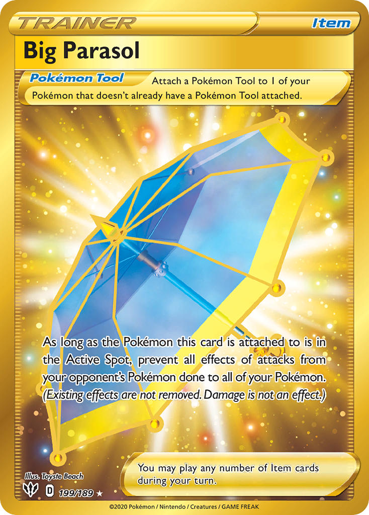 Big Parasol⁣ - Darkness Ablaze⁣ (Secret Rare)⁣ [199] English / Near Mint / Normal
