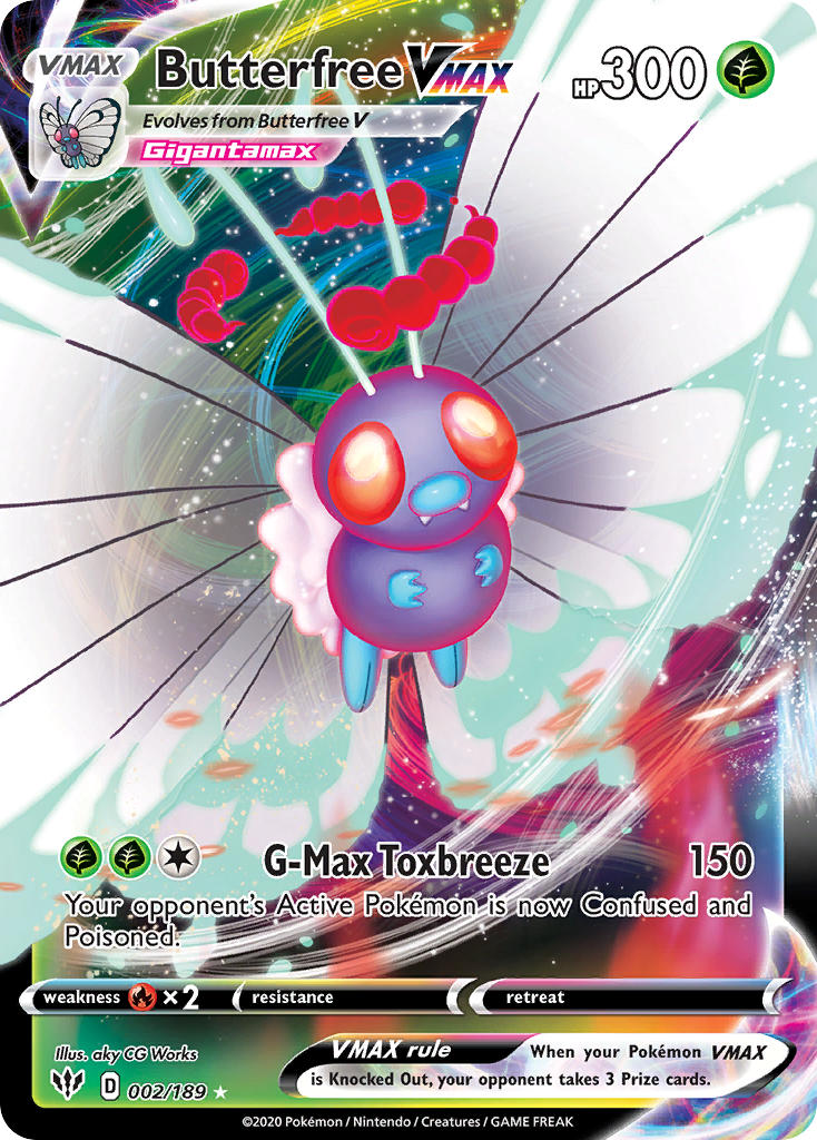 Butterfree VMAX - Darkness Ablaze (Ultra Rare) [2] Kortspil