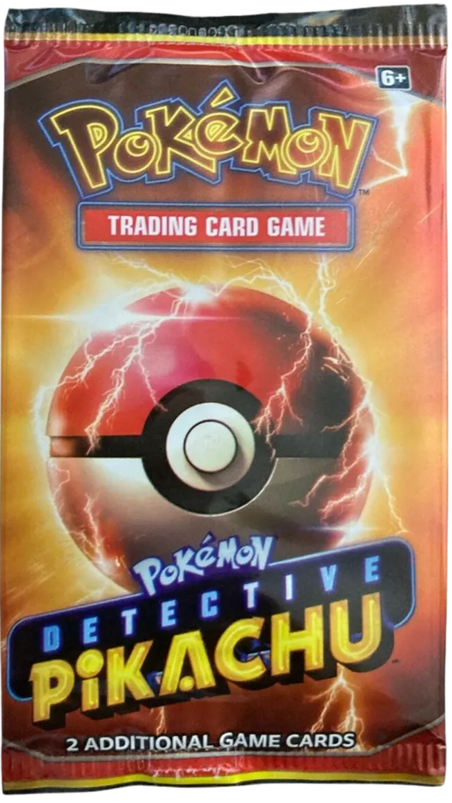 Pokémon TCG: Sun & Moon: Detective Pikachu - Booster Pack (2 Cards) Kortspil