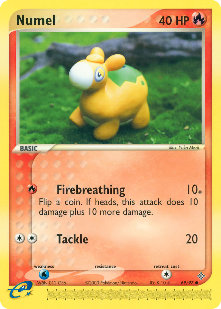 Numel (Firebreathing)⁣ - EX Dragon⁣ (Common)⁣ [69] English / Near Mint / Normal