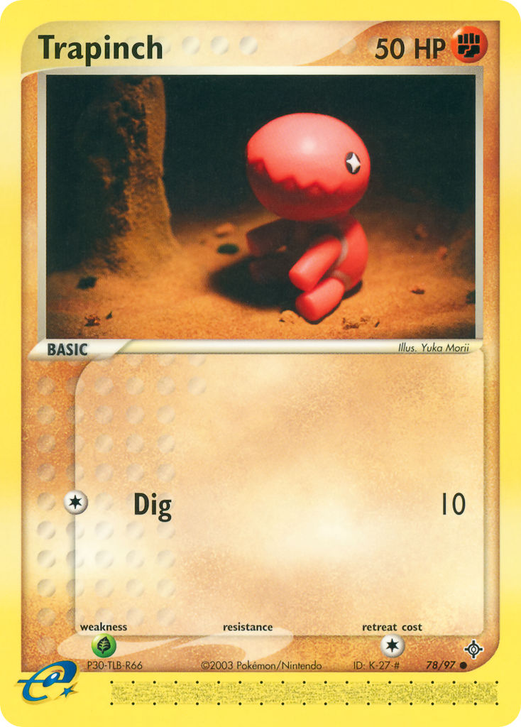 Trapinch (Dig)⁣ - EX Dragon⁣ (Common)⁣ [78] English / Excellent / Normal